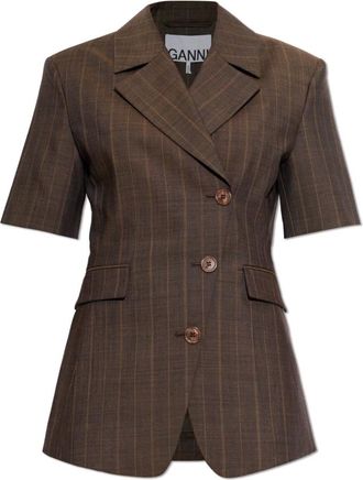 Ganni Donna, Giacche, Marrone, M, new