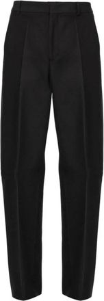 Valentino Garavani Stijlvolle broek met uniek design - Dames - Wijde Broeken - Zwart - XL - Broeken