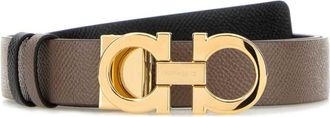 Ferragamo Mud leather reversible belt