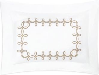 Matouk Gordian Knot Egyptian Cotton Percale Pillow Sham in Truffle at Nordstrom, Size Standard