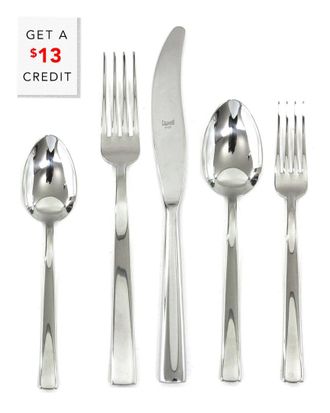 Mepra 5Pc Flatware Set With $13 Credit