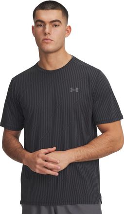 Under Armour Mens Tech Vent Jacquard Short Sleeve T-Shirt, Black (001), Large