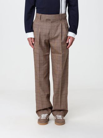 Dr&ocirc;le de Monsieur Dr&ocirc;le de Monsieur Pantaloni wide leg in misto lana Principe di Galles