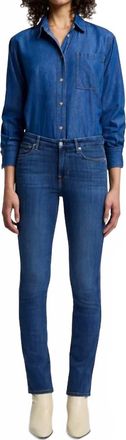 7 For All Mankind Slim Illusion Kimmie Straight Leg In Love Story