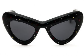 Marc Jacobs MARC798SSTR Embellished Cat Eye Sunglasses - Black