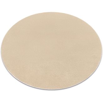 RugsX Alfombra De Lavado Moderna Lindo Circulo Beige, Antideslizante, Peluda Beige Circulo 200 Cm