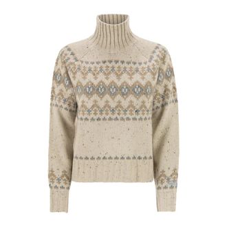 MC2 Saint Barth Myra Donegal Sweater - Dames - Coltruien - Veelkleurig - L - Wol - Truien & Vesten