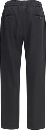 Dolce & Gabbana Mens Black Wool Oves Aries Joggers (workout Pants)