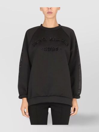 Max Mara crystal-embellished jumper