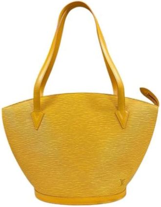 Louis Vuitton Pre-owned Shoulder Bags, female, Yellow, Size: ONE SIZE Pre-owned Vintage Shoulder Bag