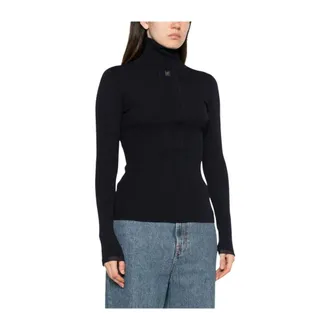 Elisabetta Franchi Dames, Truien, Blauw, Maat: S Viscose