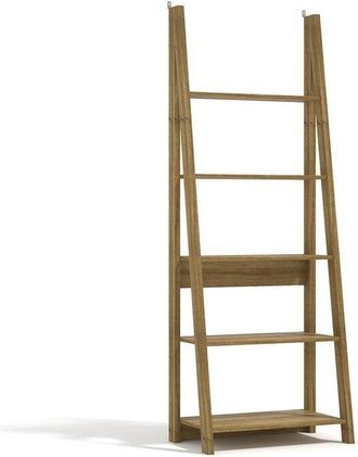 LPD Furniture Tiva Ladder Bookcase Oak