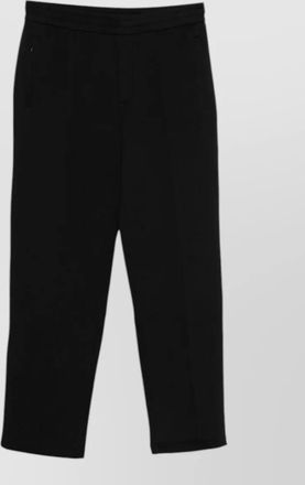 Emporio Armani cotton straight-leg sweatpants