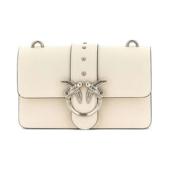 Pinko Love One Mini Crossbody Bag - female - PINKO - Shoulder Bags - Beige - ONE SIZE - Bags