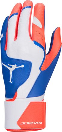Nike Jordan Legend Baseball Long-Cuff Batting Gloves (1 Pair) in White | J1013373-141