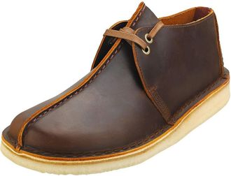 Clarks Desert Trek Mens Desert Shoes in Beeswax - 8 UK