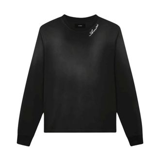 Amiri Heren, Tops, Zwart, Maat: 2XL Katoen