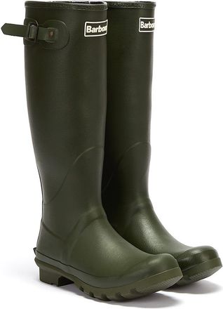 Barbour Mens Olive Bede Wellington Boots-UK 7 - Green Rubber - Size UK 12