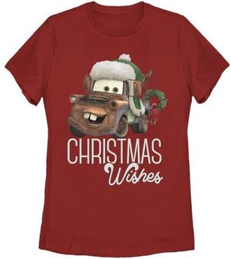 Cars Womens Cars Merry Christmas Mater Graphic T-Shirt in Red at Nordstrom, Size Xx-Large