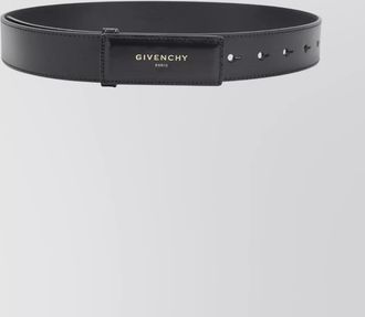 Givenchy 35 mm label belt with multiple holes