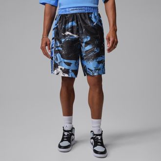 Nike Jordan Mens Jordan Brooklyn Cat Scratch Shorts in Blue | IQ2156-412