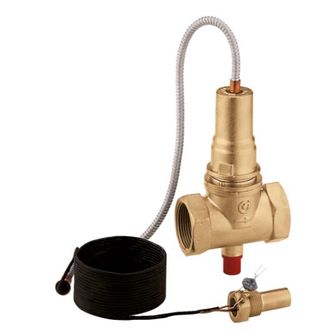 Caleffi Valvola Di Intercettazione Del Combustibile. 1/2, Taratura 120&deg;c. Capillare 10 M Caleffi 541043 1/2 - 120 &deg;c