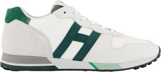 Hogan Sneakers, male, White, Size: 12 US Sneaker White/Green