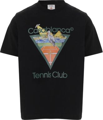 Casablanca Hombre, Camisetas, Negro, Talla: L