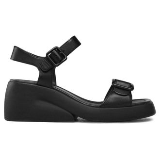 Camper Kaah Leather Womens Slingbacks Sandals - Black - Size:UK 5