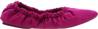 Jimmy Choo London Bardo Satin Ballerina Flats, Brand Size 34.5 ( US Size 4.5 )