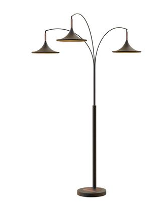 Nova of California Nova Of California Lodi 3-Light Arc Floor Lamp