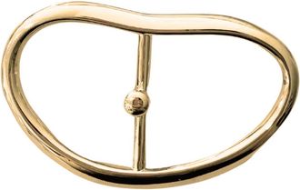 Lizzie Fortunato Womens Wide Georgia Belt Buckle In Gold