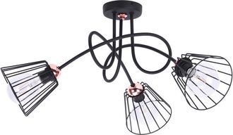 OEM L&aacute;mpara Colgante Wire Elegante, Cobre Loft