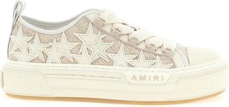 Amiri Ma Quad Stars Court Low - Dames - Sneakers - Beige - 37 EU - Leer - Schoenen