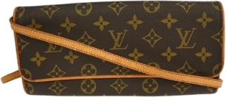 Louis Vuitton Pre-owned Clutches, female, Brown, Size: ONE SIZE Pre-owned Twin handbag
