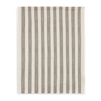 Emporio Armani Gestreept Sjaal van Modalmix - unisex - Sjaals - Beige - ONE Size - Polyester - Accessoires