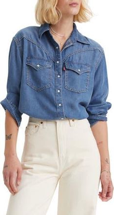 Levi's Sawyer Western Shirt in Ringing Bells 3 at Nordstrom Rack, Size X-Large