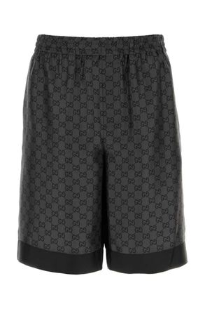 ショートパンツ GUCCI FW25 White poplin shorts (832029ZAJP1 9000) Cotton poplin shorts wth embroidery in white | GUCCI® US