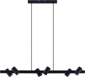 Lindby L&aacute;mpara Colgante savoli En Negro De Metal - Lindby
