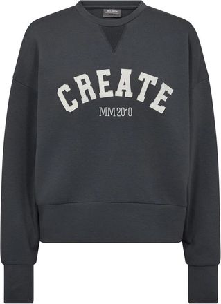 Mos Mosh MMCelli O-Ls Sweatshirt - Dames - Sweatshirts - Zwart - L - Hoodies & sweatvesten