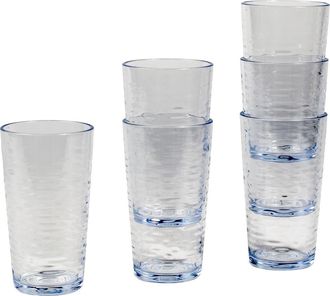 TarHong Tritan Foundry Set of 6 Jumbo Drinking Glass in Clear at Nordstrom Rack