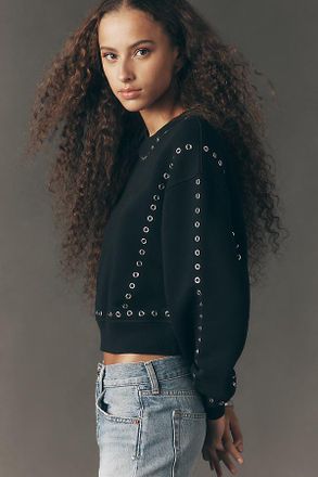 Rag & Bone Terry Grommet Sweatshirt