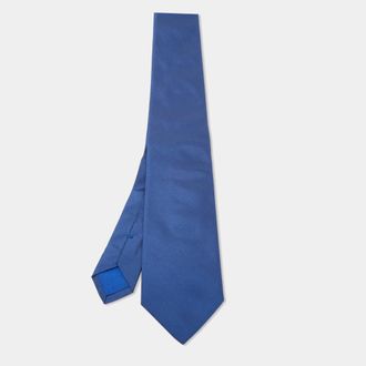 HUGO BOSS Blue Silk Classic Tie