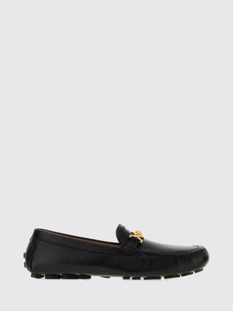 Versace Calfskin Driver Loafers with Medusa Plaque