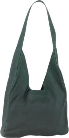 Prada Pre-owned Vintage Nylon Schoudertas - Dames - Vintage Schoudertas - Groen - ONE Size - Nylon - Vintage
