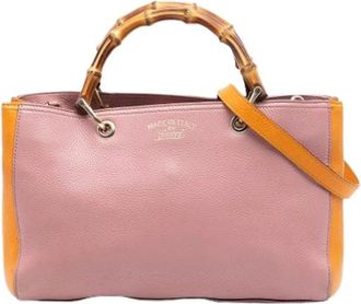 Gucci Pre-owned Handbags, female, Pink, Size: ONE SIZE Pre-owned Vintage Handbag