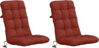 vidaXL Cojines Para Sillas De Respaldo Alto En 2 Piezas Vianen 2 Pcs Vidaxl