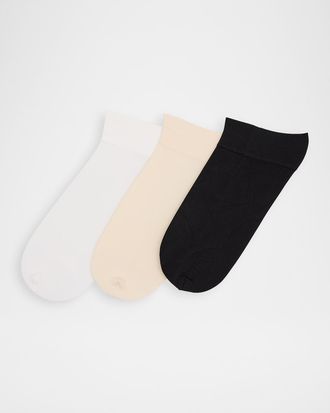 Commando Breathable Microfiber Ankle Socks