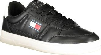 Tommy Hilfiger Leather Low-Top Sneaker - Black