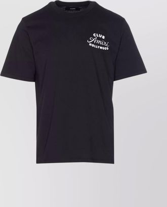 Amiri logo crewneck t-shirt short sleeves